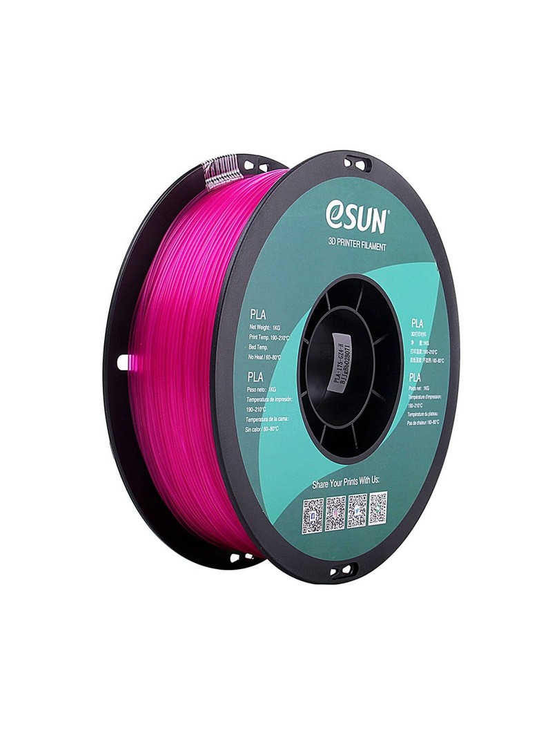 eSUN PLA Filament szklany purpurowy 1.75mm 1000g papierowa szpula