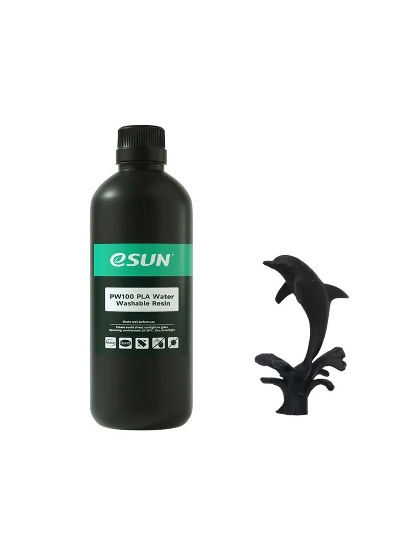 eSun żywica PW100 PLA Water Washable Resin czarna 1000g