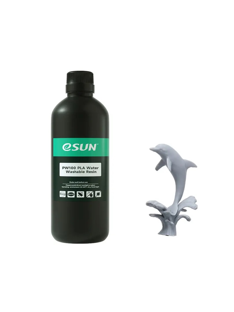 eSun żywica PW100 PLA Water Washable Resin szara 1000g
