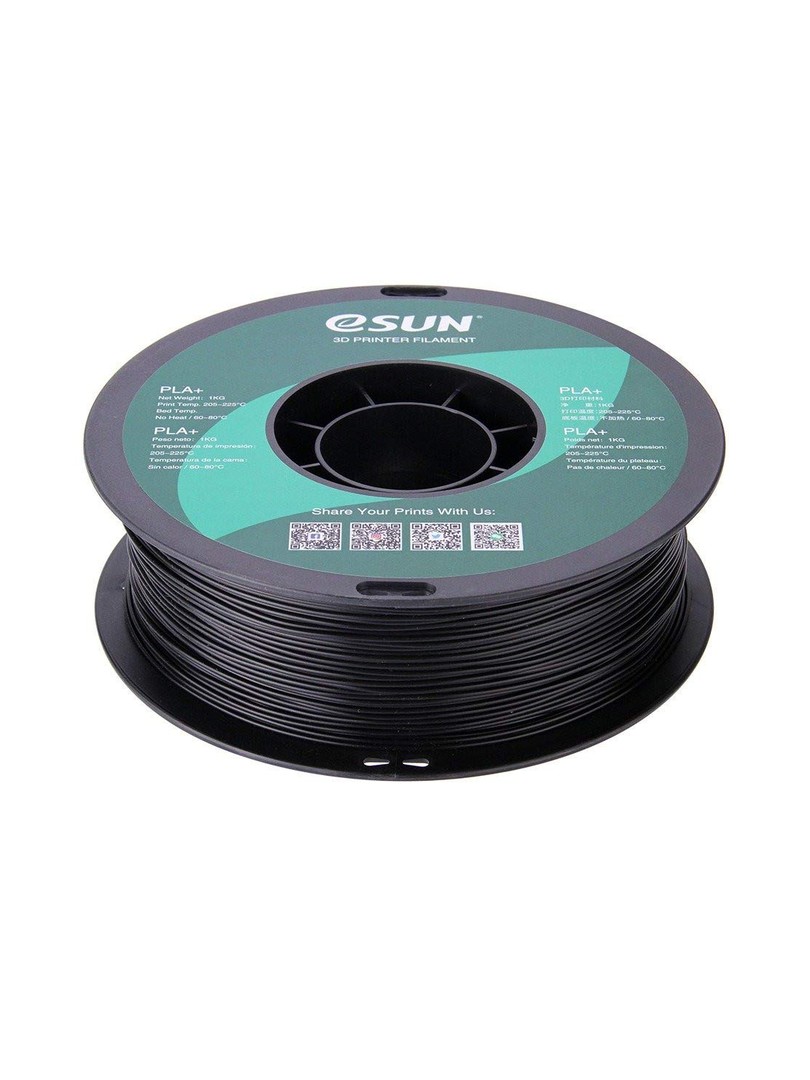 eSUN PLA+ Filament 1,75mm 1000g czarny