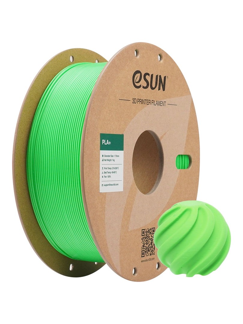 eSUN PLA+ Filament RGB zielony 1.75mm 1000g papierowa szpula