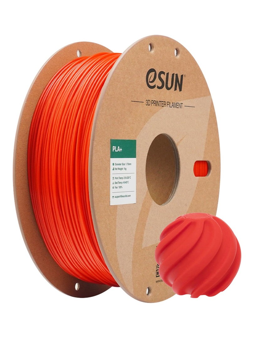 eSUN PLA+ Filament RGB czerwony 1.75mm 1000g papierowa szpula