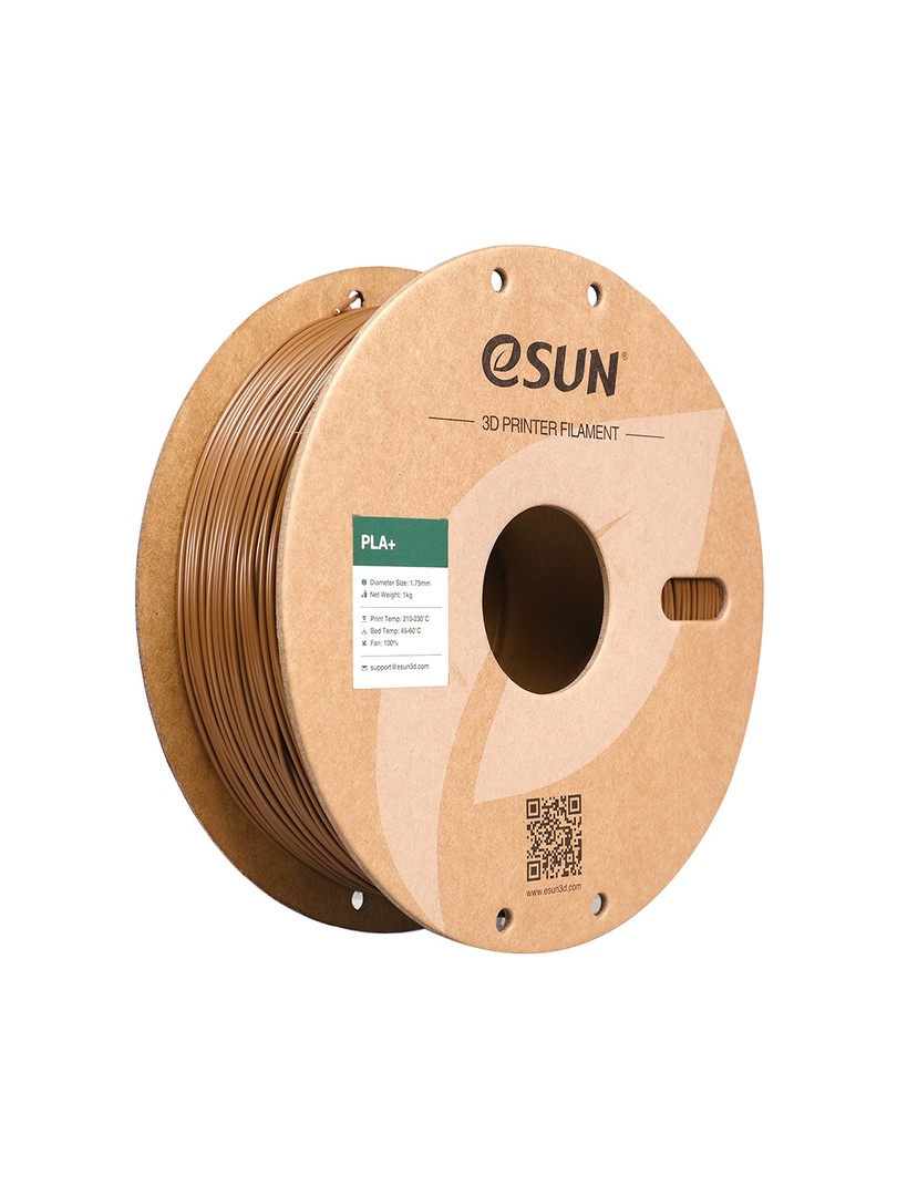 eSUN PLA+ Filament brązowy 1.75mm 1000g papierowa szpula
