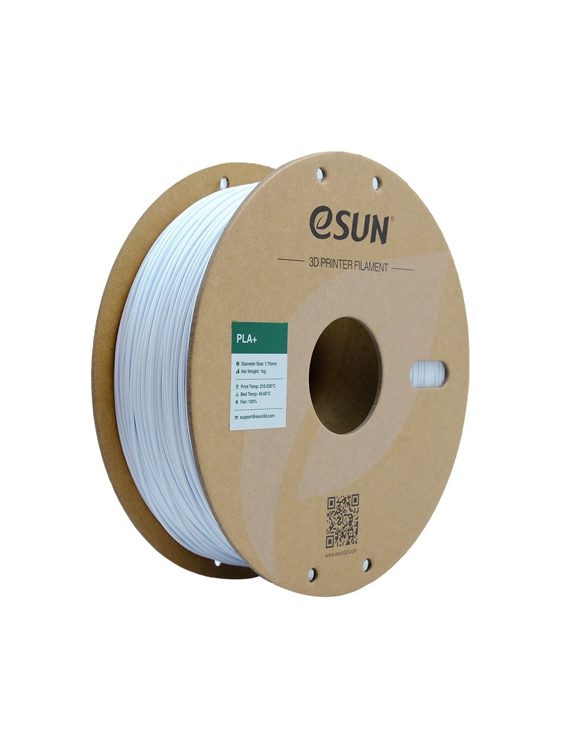 eSUN PLA+ Filament zimny biały 1.75mm 1000g papierowa szpula