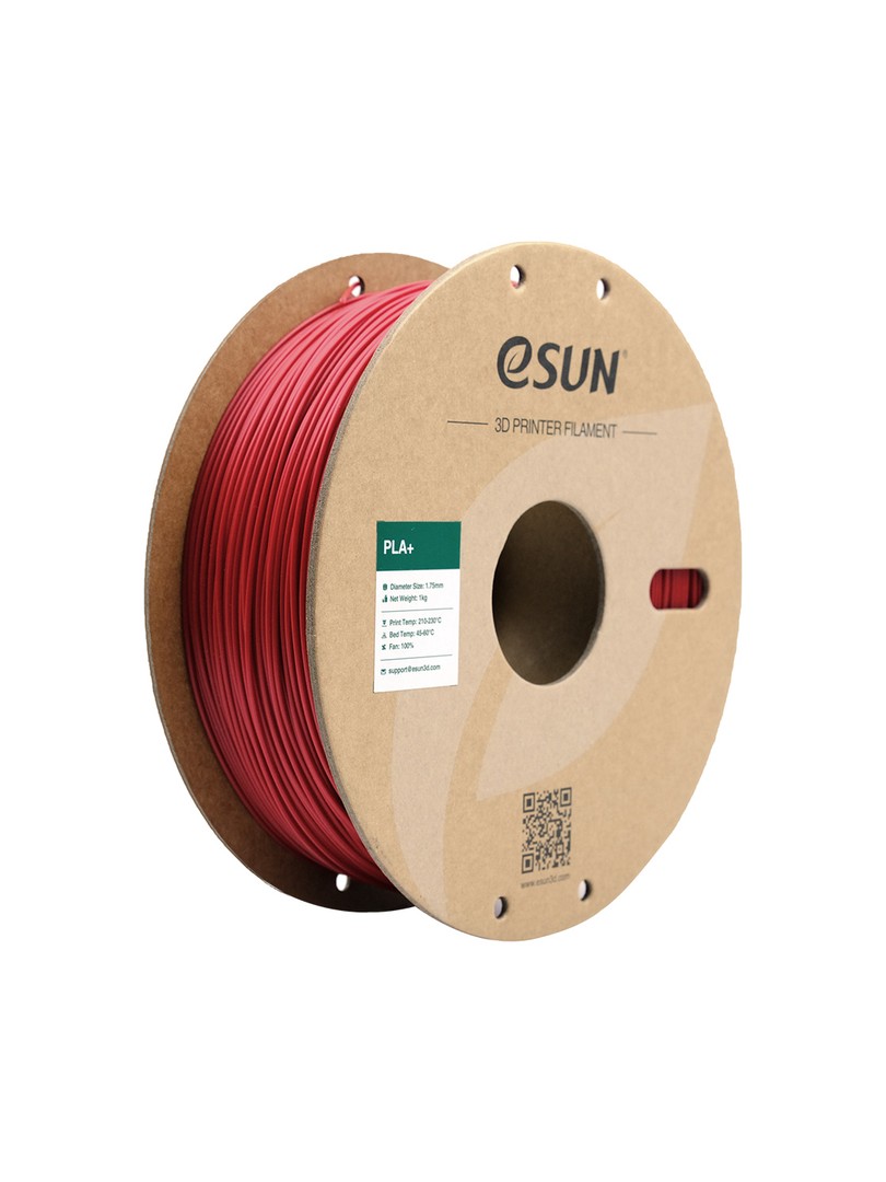 eSUN PLA+ Filament Fire Engine czerwony 1.75mm 1000g papierowa szpula