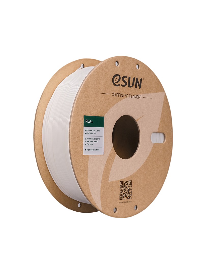 eSUN PLA+ Filament biały 1.75mm 1000g papierowa szpula