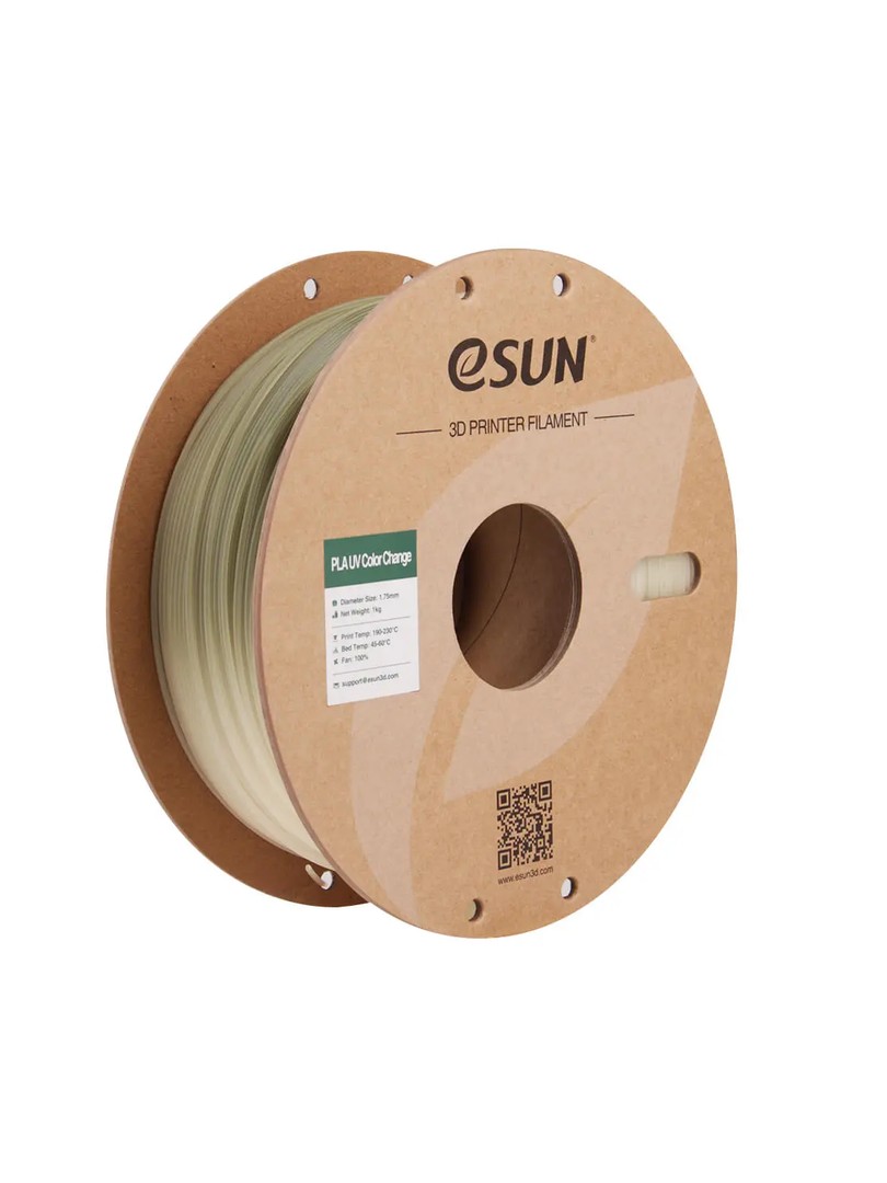 eSUN PLA UV Filament zmiana koloru zielony color change 1.75mm 1000g