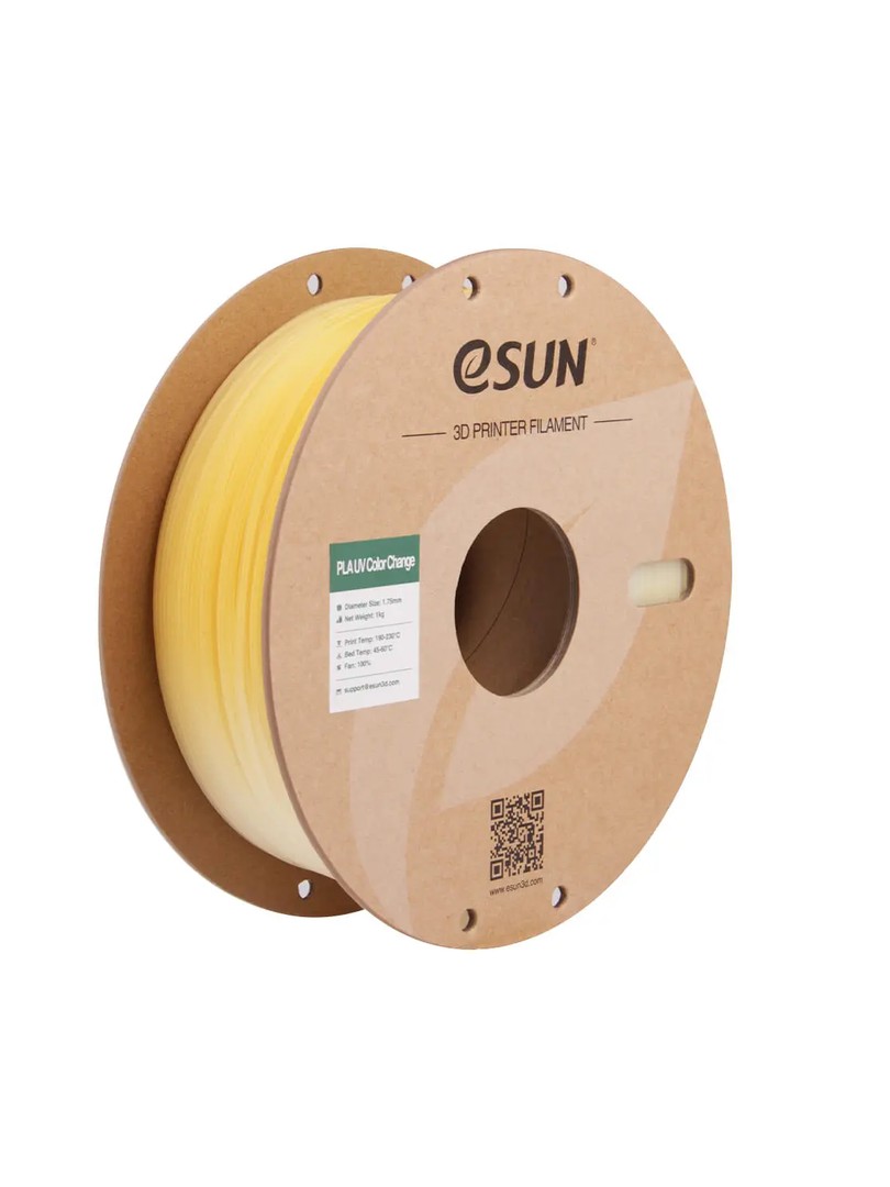 eSUN PLA UV Filament zmiana koloru żółty color change 1.75mm 1000g