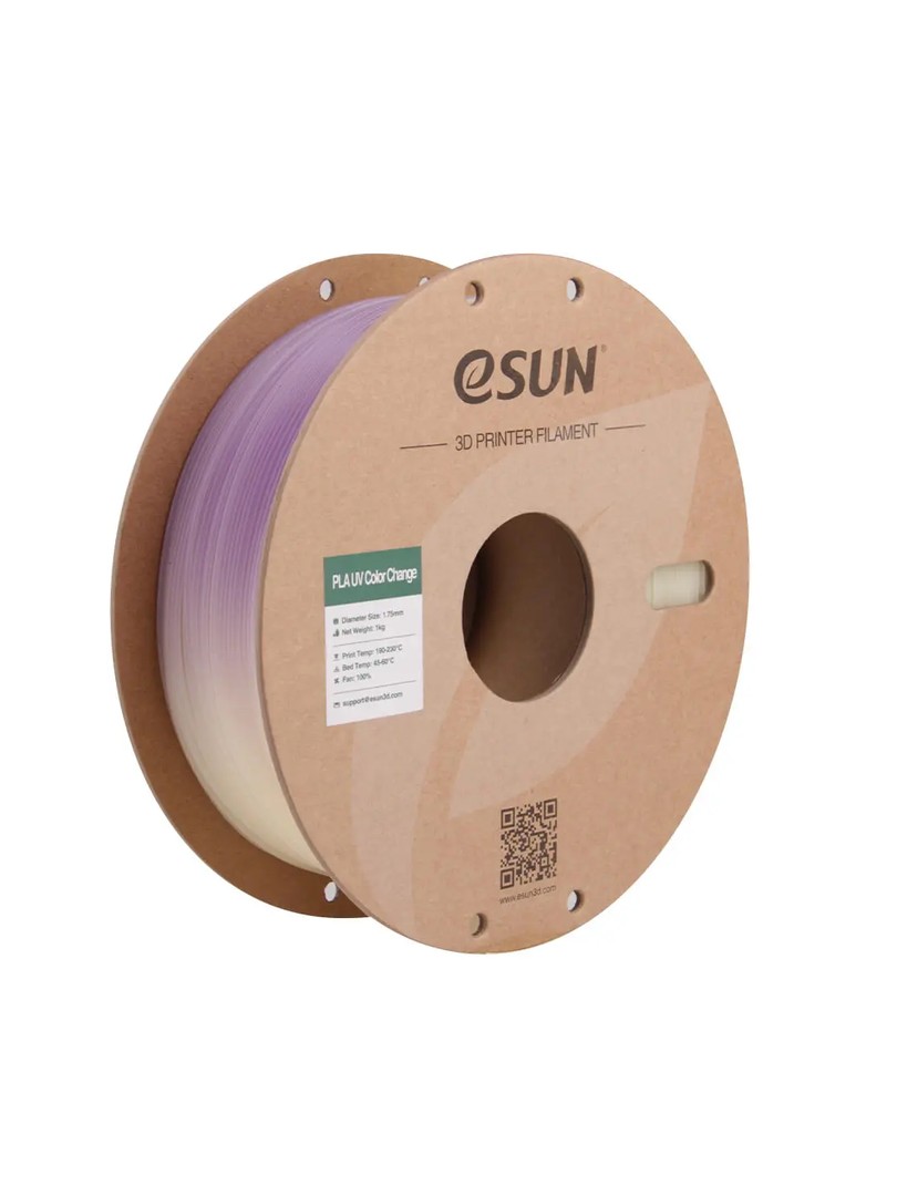 eSUN PLA UV Filament zmiana koloru fioletowy color change 1.75mm 1000g