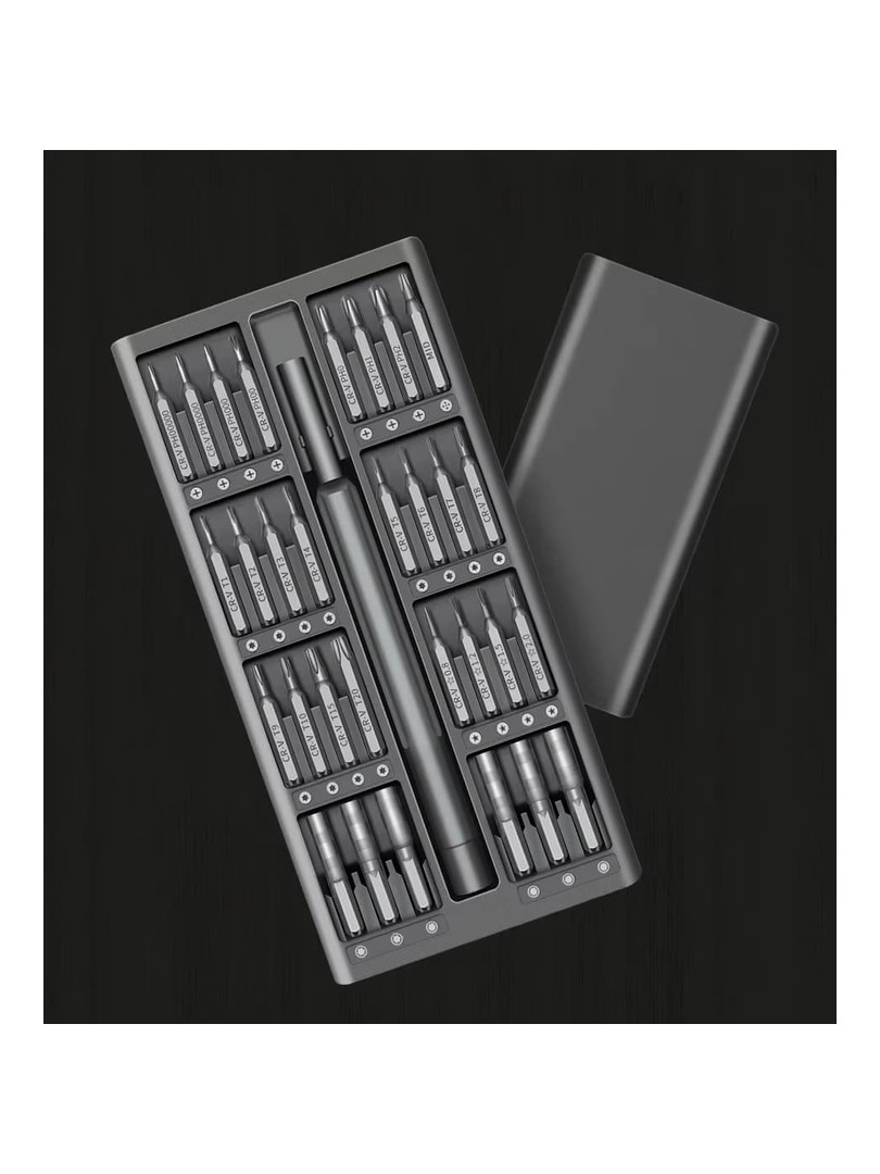 ProRock śrubokręt zestaw śrubokrętów 24 w 1 szary