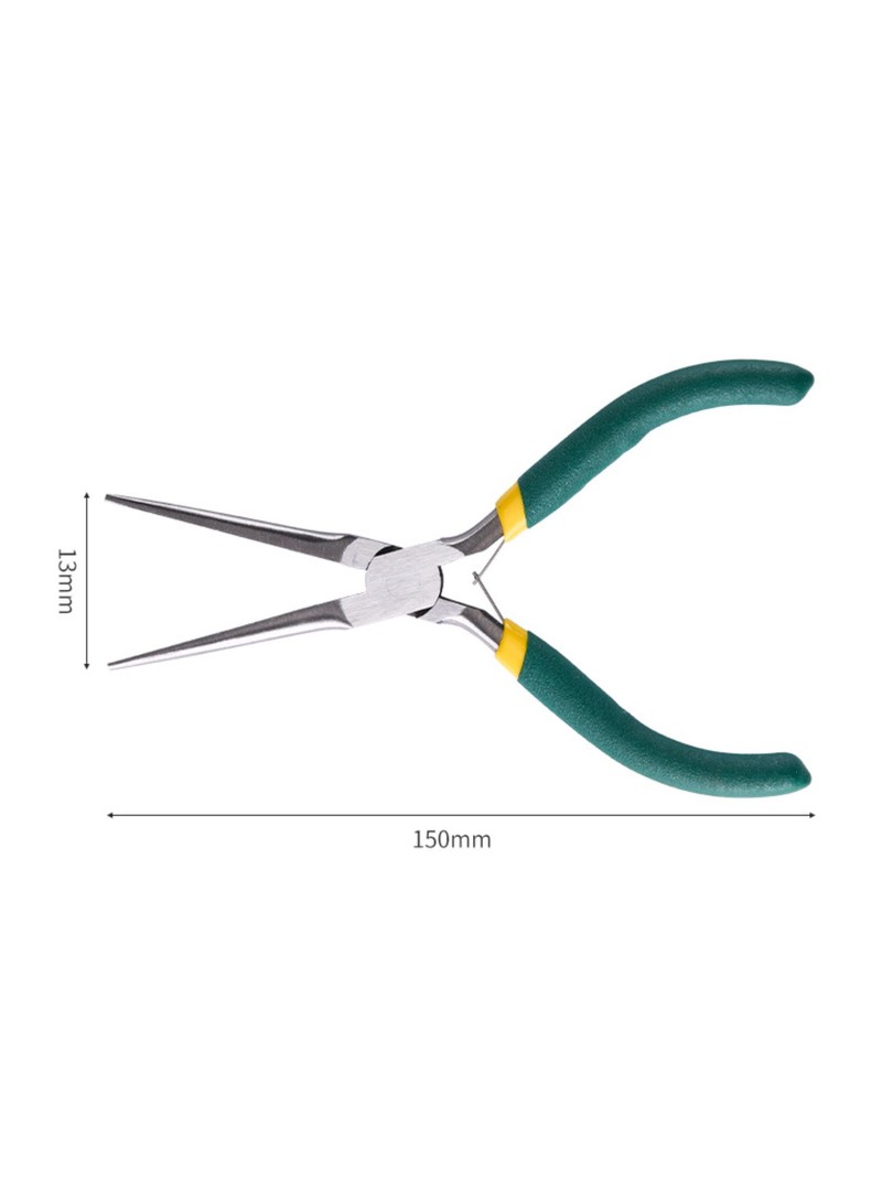 ProRock 4,5-calowe szczypce z długim noskiem zielone