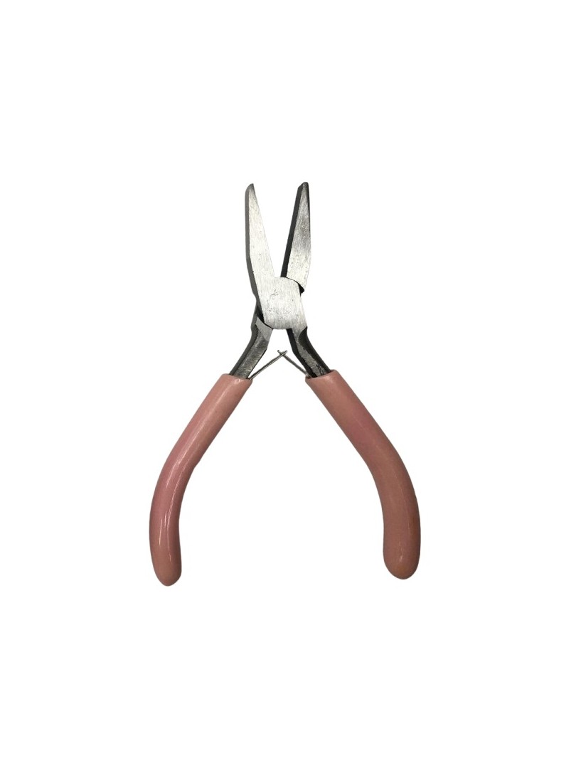 ProRock 4,5-calowe szczypce z płaskim noskiem różowe