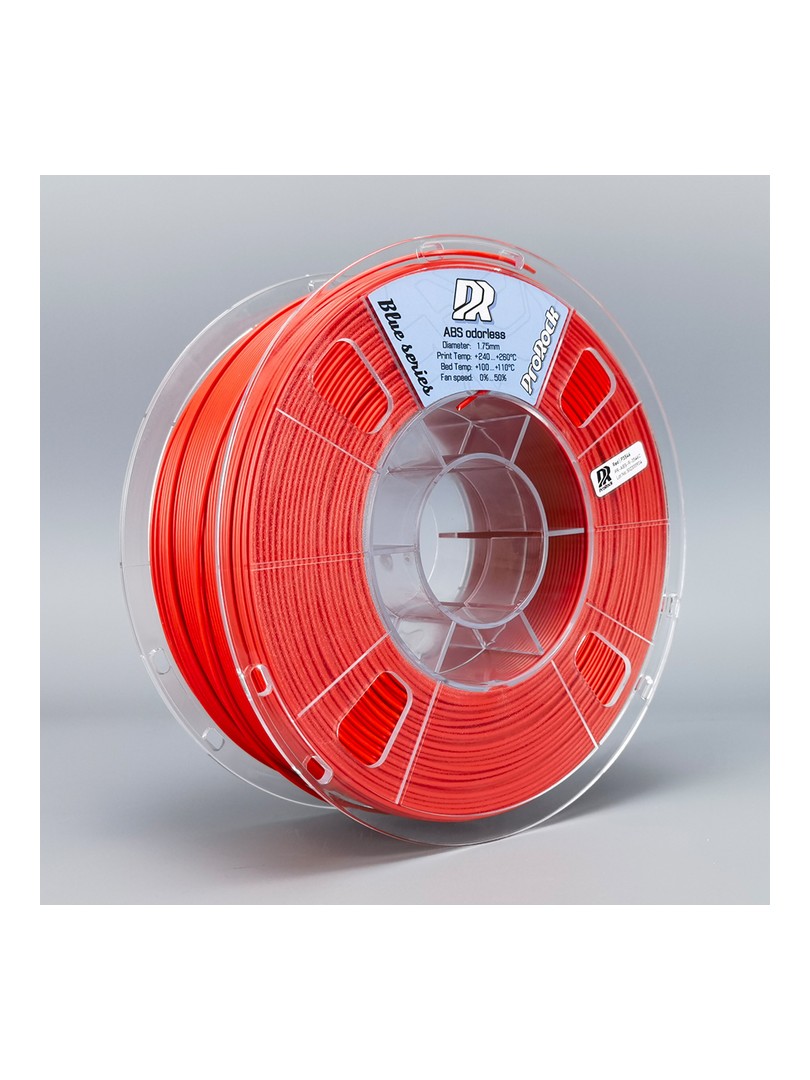 ProRock ABS Odorless Filament Czerwony
