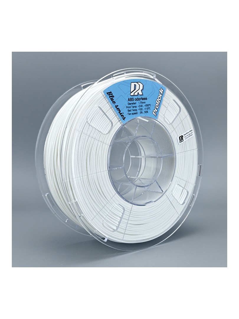 ProRock ABS Odorless Filament Biały