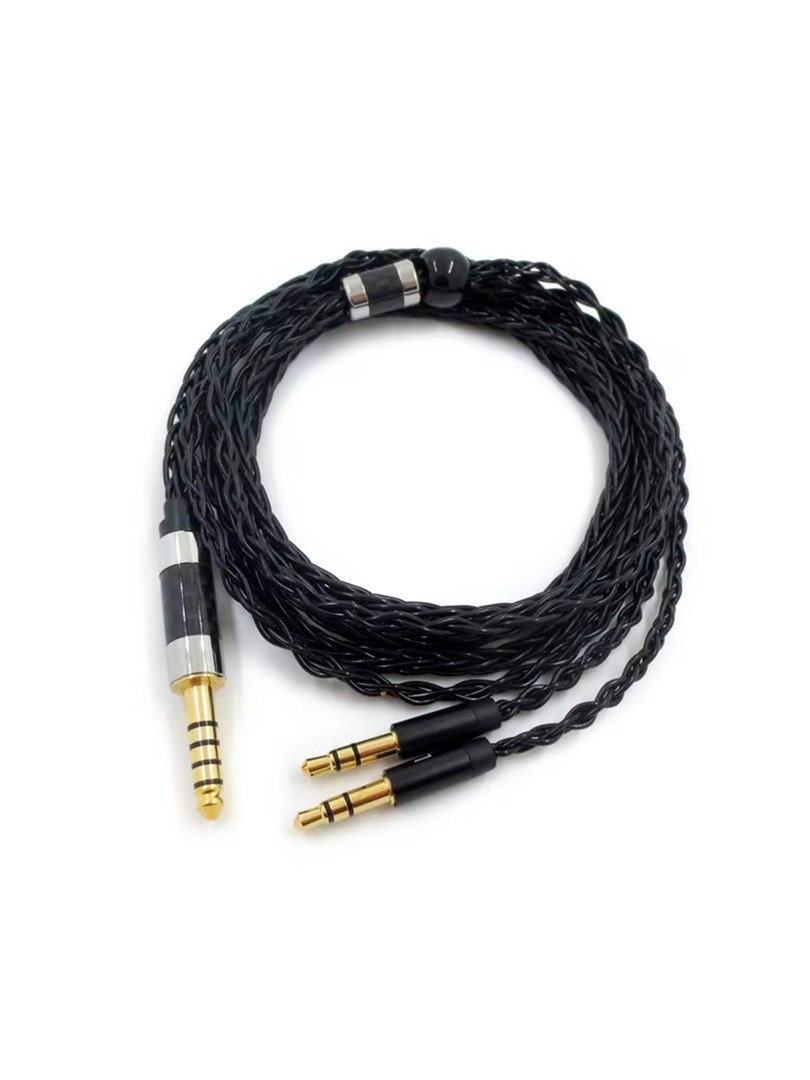 ProRock Kabel Słuchawkowy 3,5 mm 6N OCC Oplot – Czarny