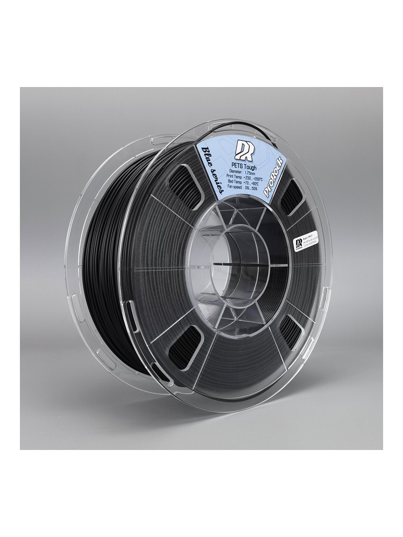 ProRock filament PETG Tough czarny RAL9017 1.75mm 1000g