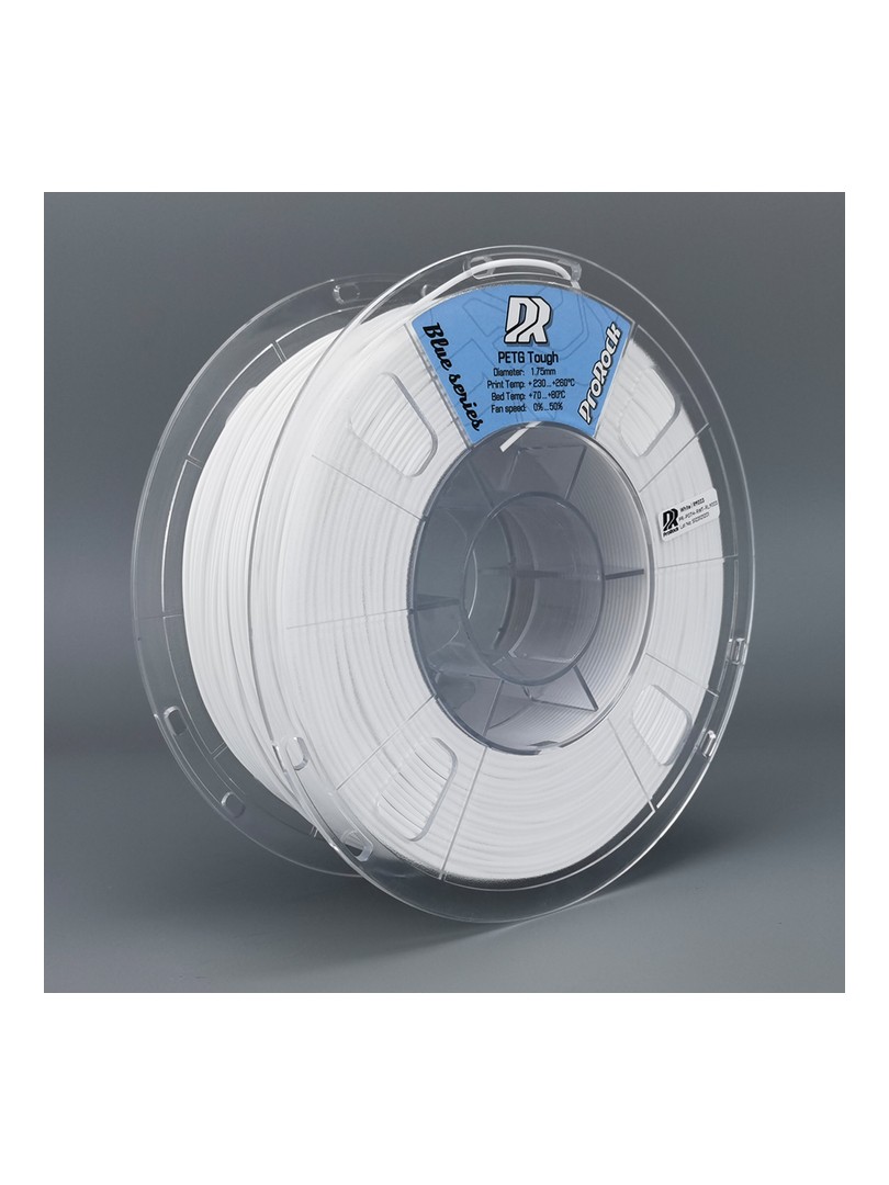 ProRock filament PETG Tough biały RAL9003 1.75mm 1000g