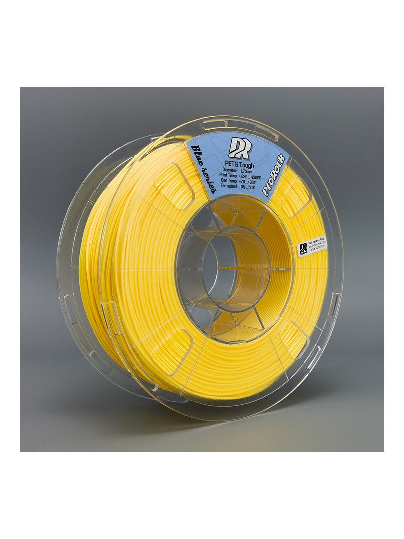 ProRock filament PETG Tough żółty Pantone 102 1.75mm 1000g