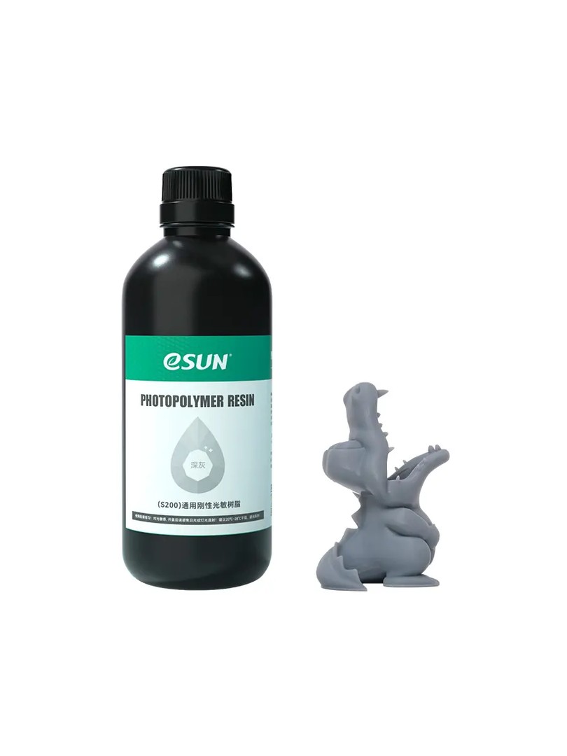 eSun żywica S200 Standard Resin Dark Grey szara 1000g