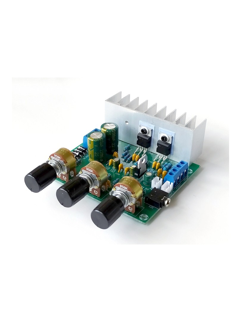 Zestaw do samodzielnego montażu dwukanałowego wzmacniacza HiFi TDA2030A DIY Kit