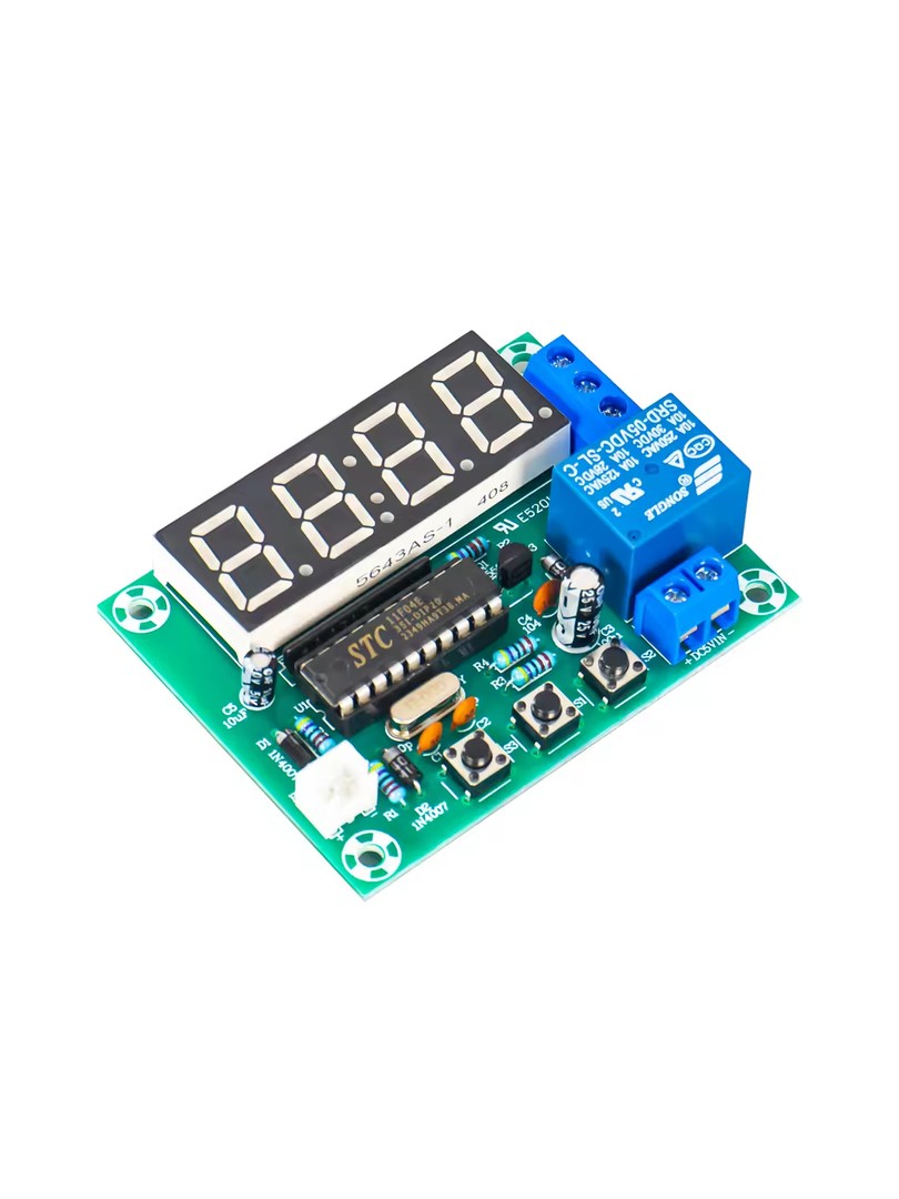 Cykliczny timer z wyświetlaczem 4-cyfrowym zestaw z mikrokontrolerem 51 DIY Kit