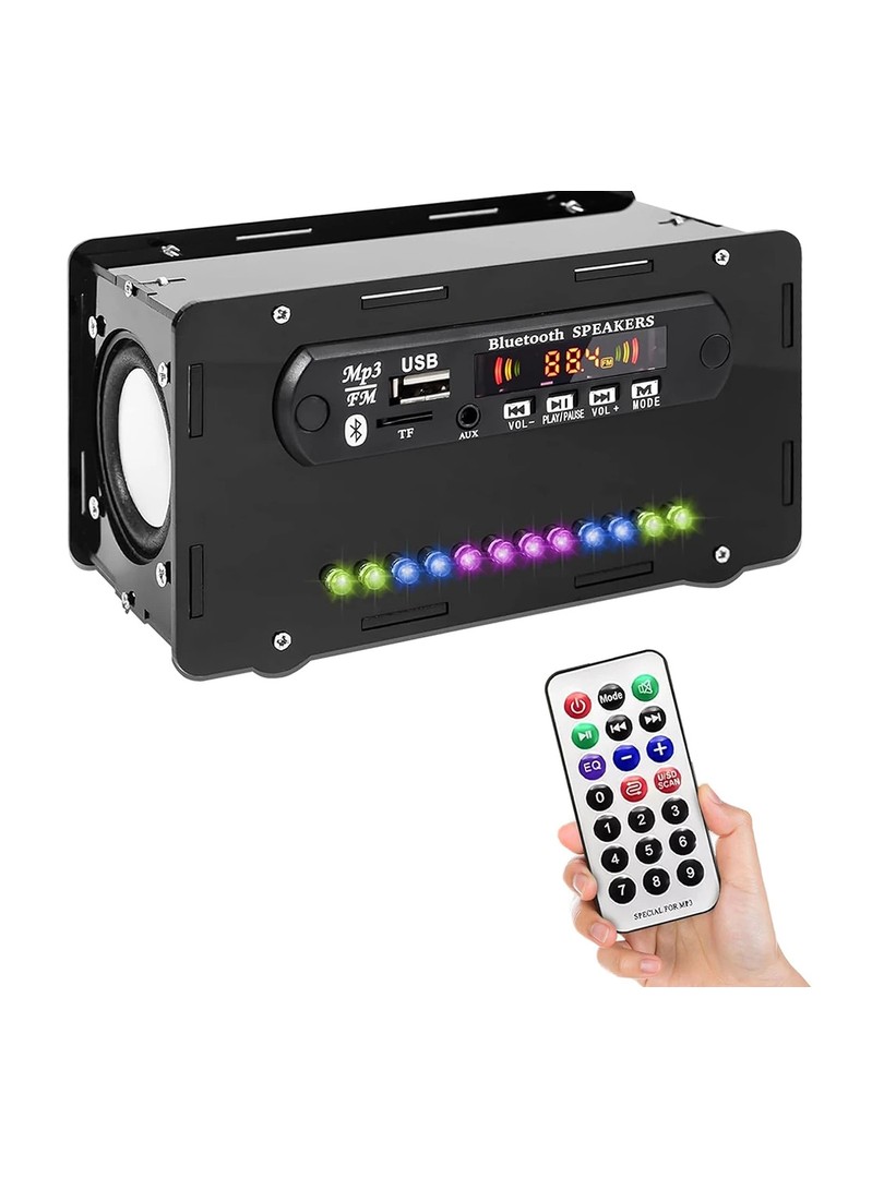 ProRock Bluetooth Speaker with FM Radio DIY Kit Black case