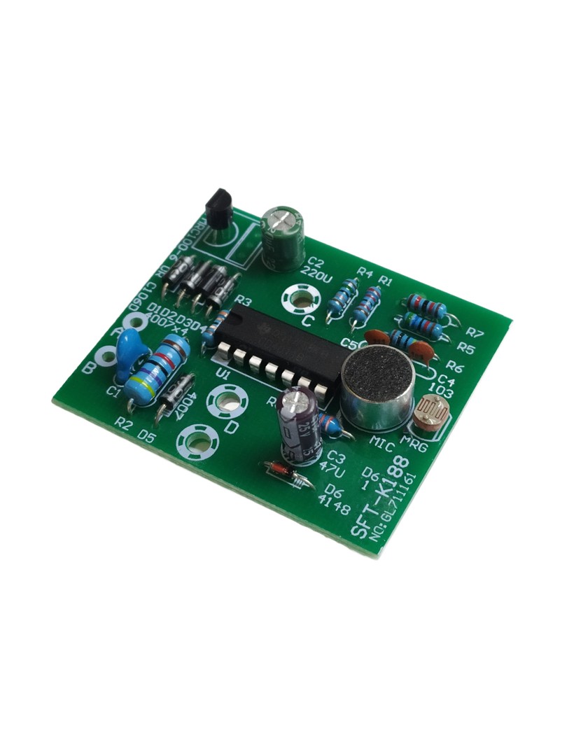 Zestaw do samodzielnego montażu przełącznika dźwięku i światła DIY Kit