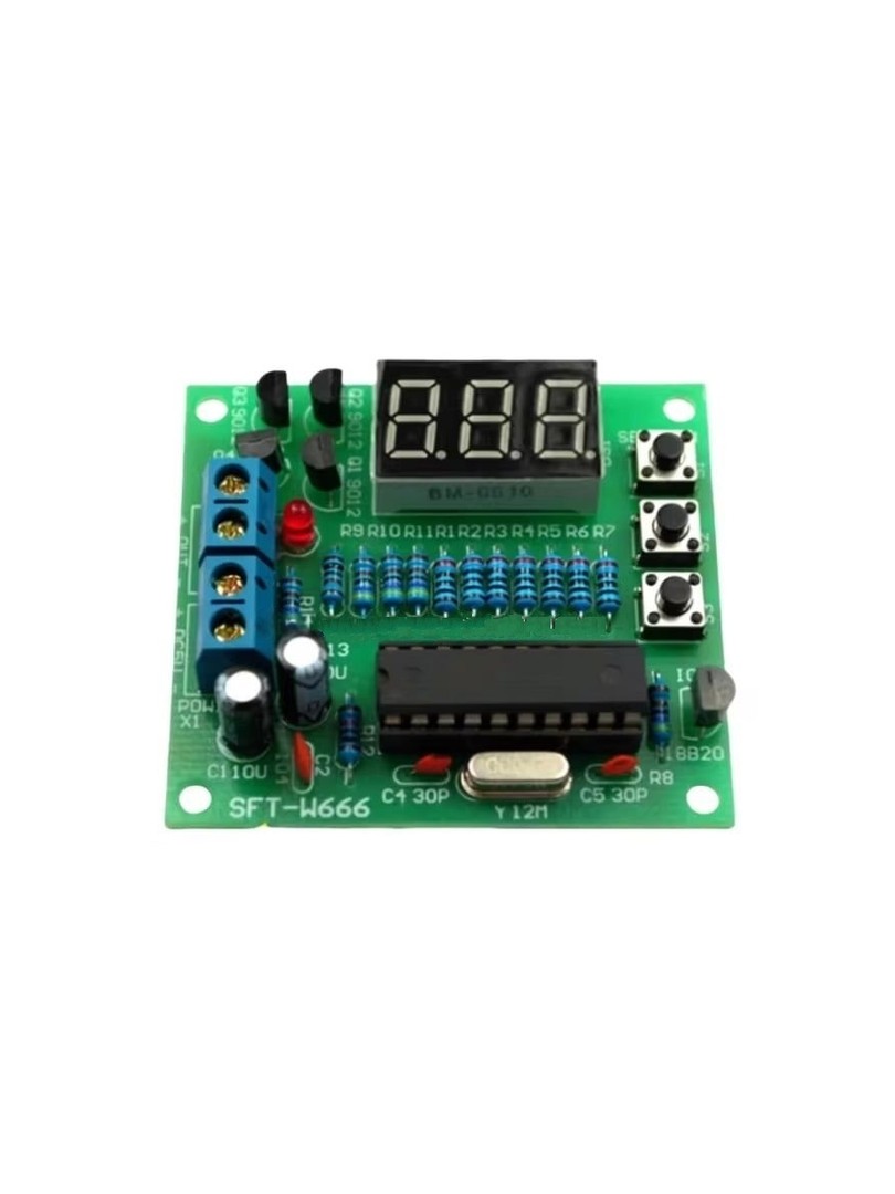 Kontroler termometru cyfrowego MCU AT89C2051 + DS18B20 DIY Kit