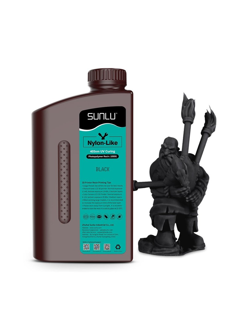 SUNLU żywica PA-Like LCD UV-Curing Resin 1000g Black Czarna