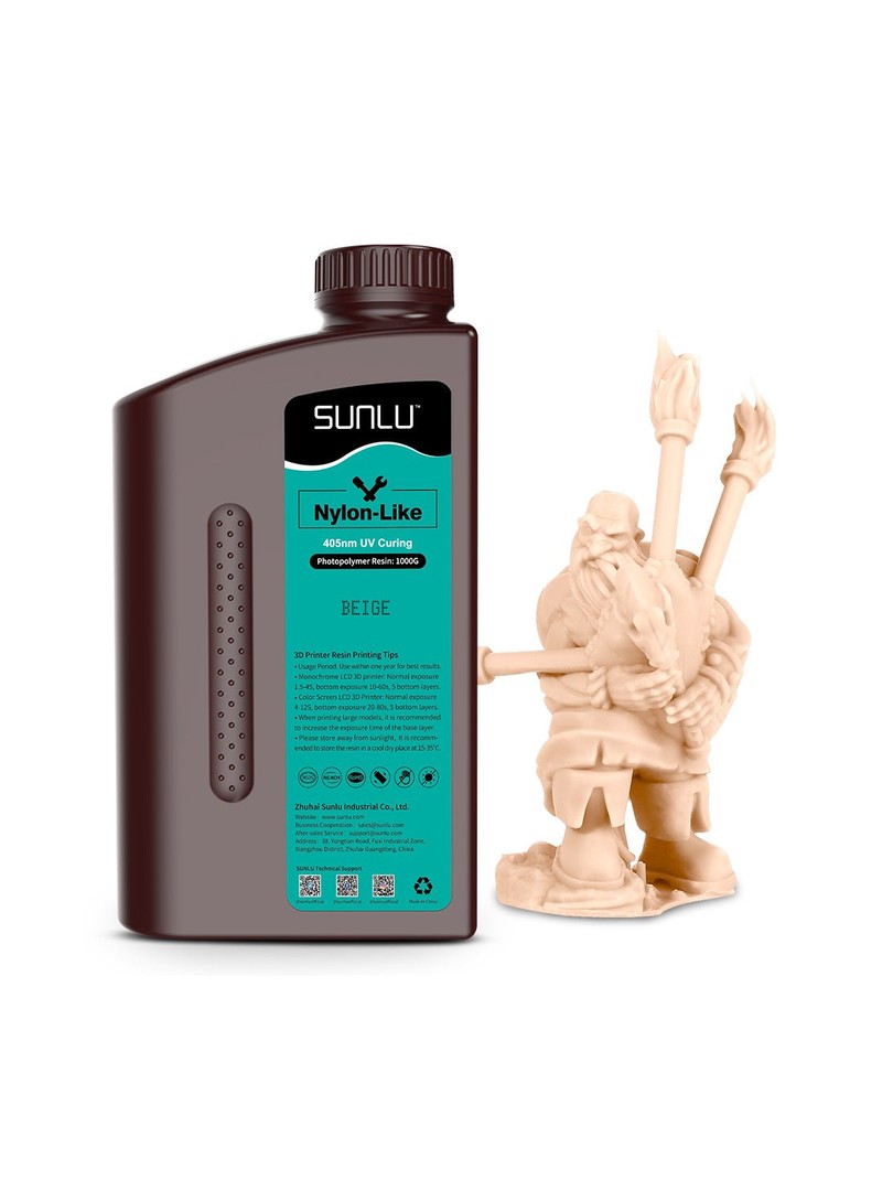 SUNLU żywica PA-Like LCD UV-Curing Resin 1000g Beige Beżowa