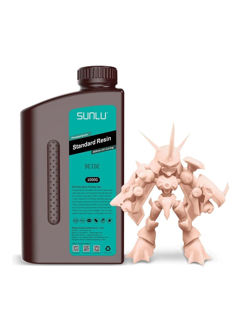 SUNLU żywica Standard 3D Resin 1000g Beige Beżowa