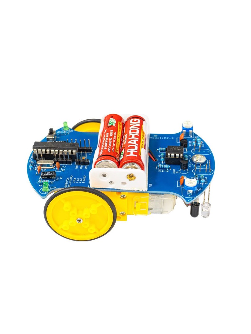 Zestaw do samodzielnego montażu DIY inteligentnego robota śledzącego linię 51 MCU D2-5