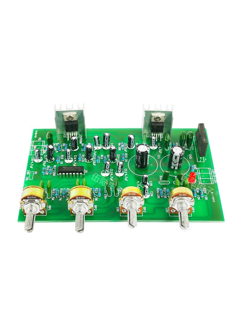 Zestaw DIY wzmacniacza audio TDA2030 z przedwzmacniaczem