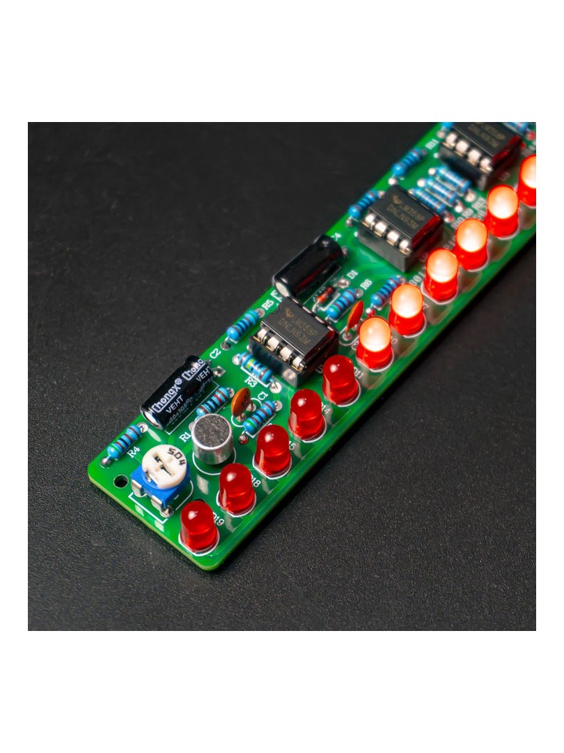 Zestaw do samodzielnego montażu wskaźnika poziomu dźwięku LED DIY Kit