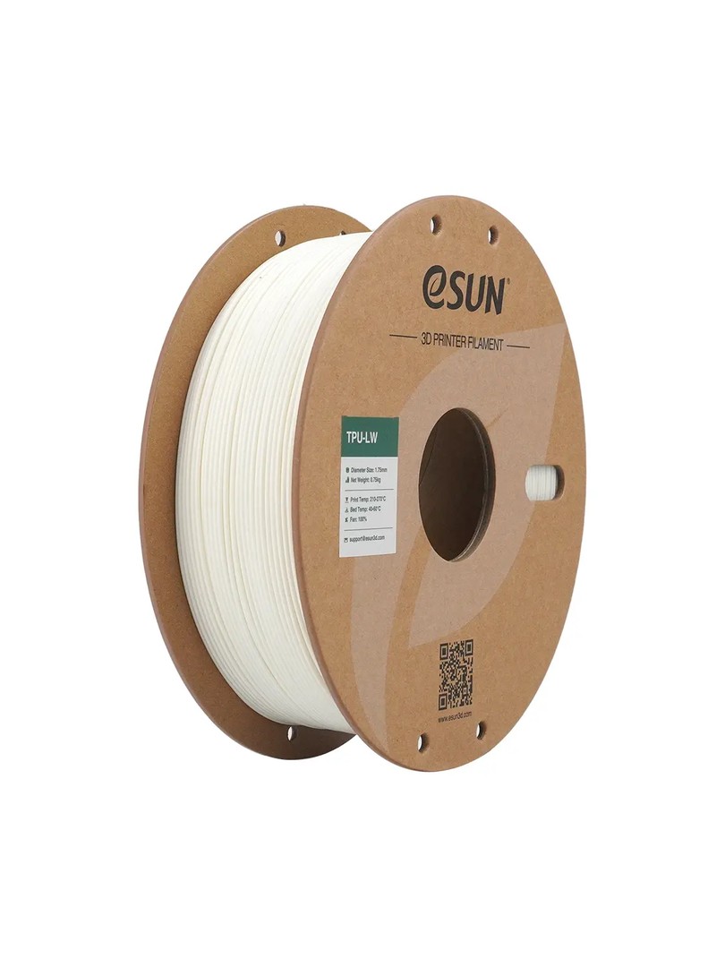 eSUN TPU-LW Filament biały 1.75mm 750g papierowa szpula