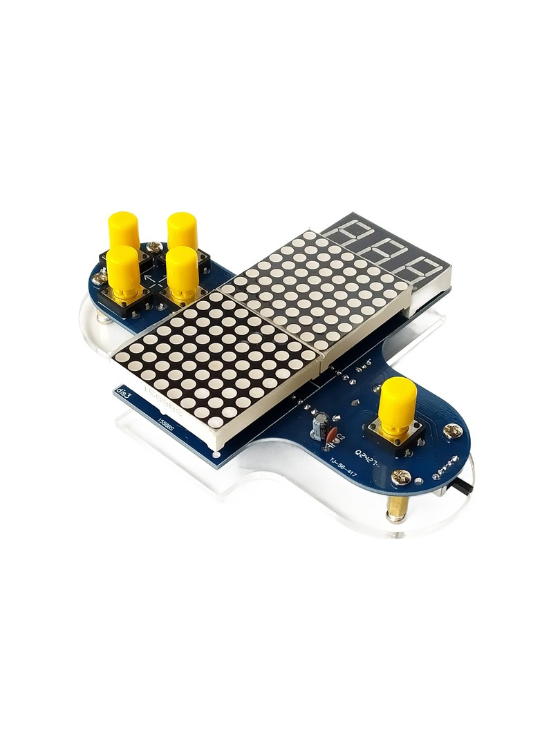 Zestaw do samodzielnego montażu konsoli gier MCU 51 (Snake, Tetris) DIY Kit