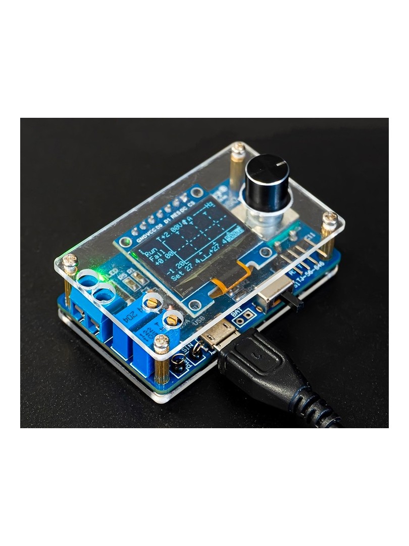 Zestaw DIY do samodzielnego montażu mini oscyloskopu LCD z STC8K8A