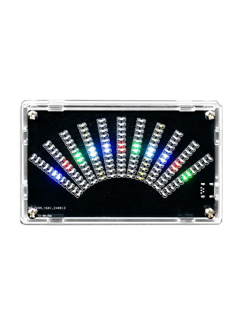 Zestaw do samodzielnego montażu wentylatorowy wyświetlacz muzyczny DIY Kit