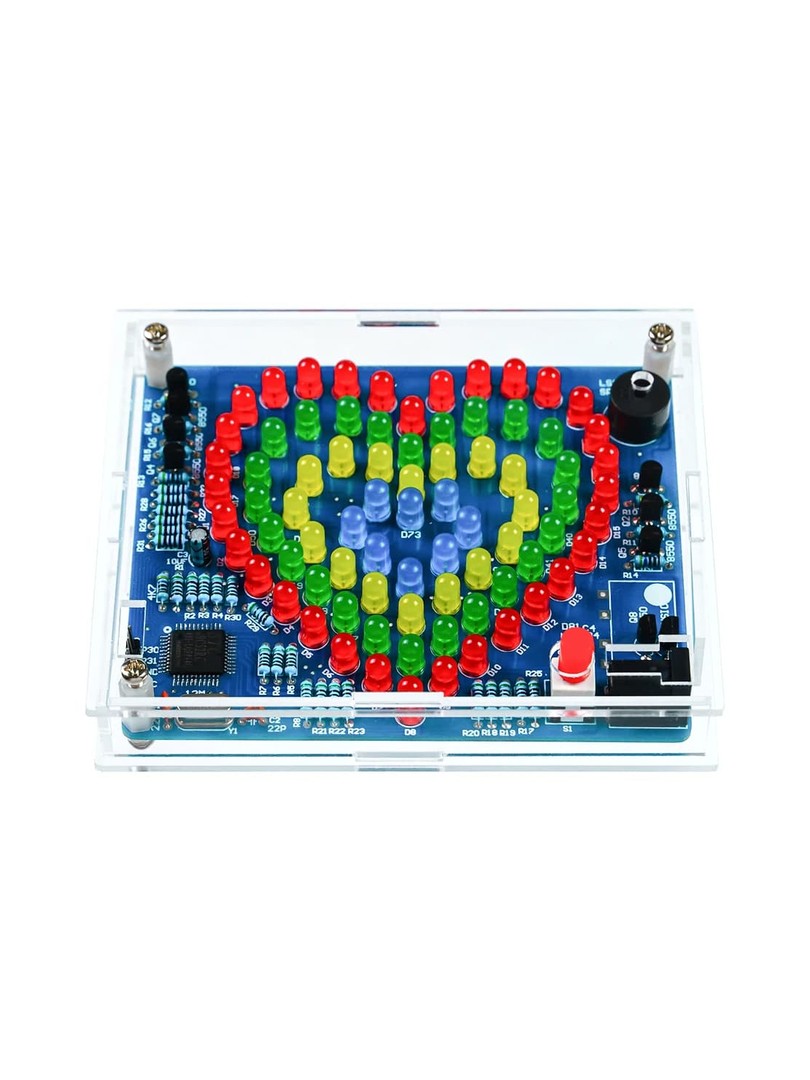 Zestaw do samodzielnego montażu wskaźnika LED reagującego na dźwięk USB DIY Kit