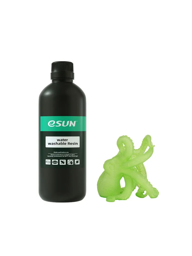 eSun żywica Water Washable Resin transparent przezroczysto zielona 500g