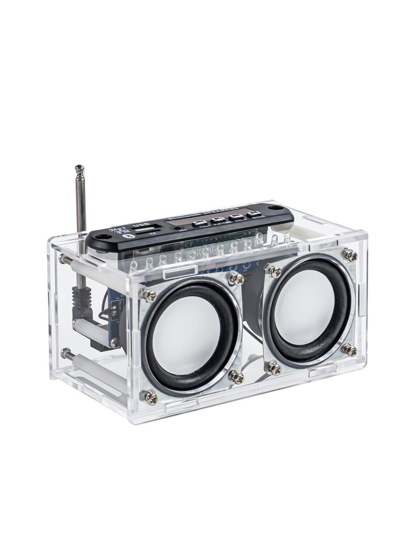 Zestaw do samodzielnego montażu dwukanałowy głośnik Bluetooth z rado FM DIY